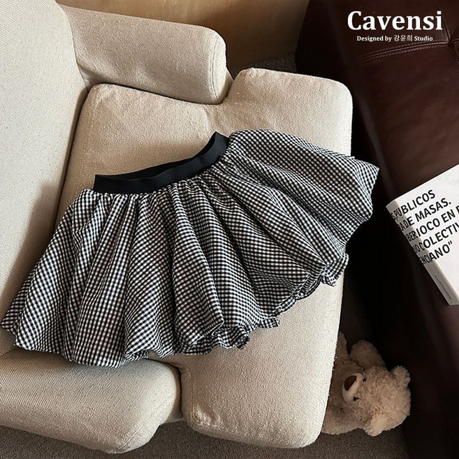 Cavensi 蛋糕裙 芭蕾風半身裙 A字裙 蓬蓬短裙