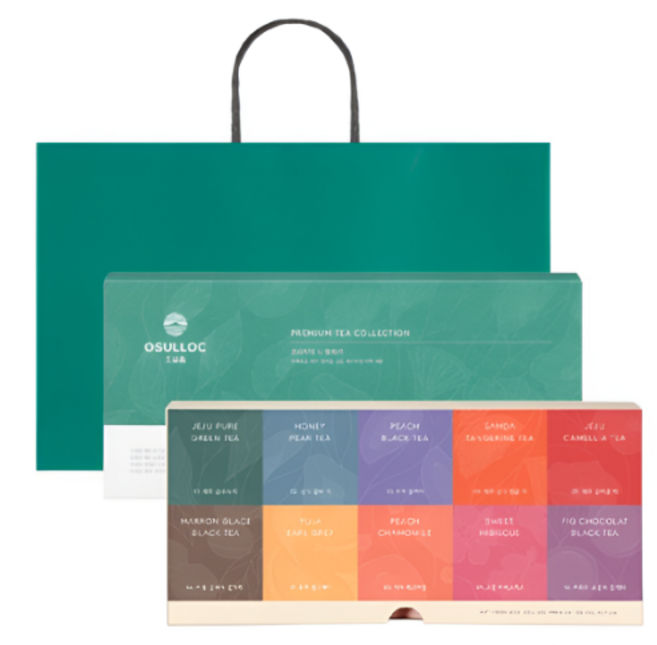 오설록 [본사직영] 프리미엄 티 컬렉션(10종 40입) [E], 10종(40입), 1개