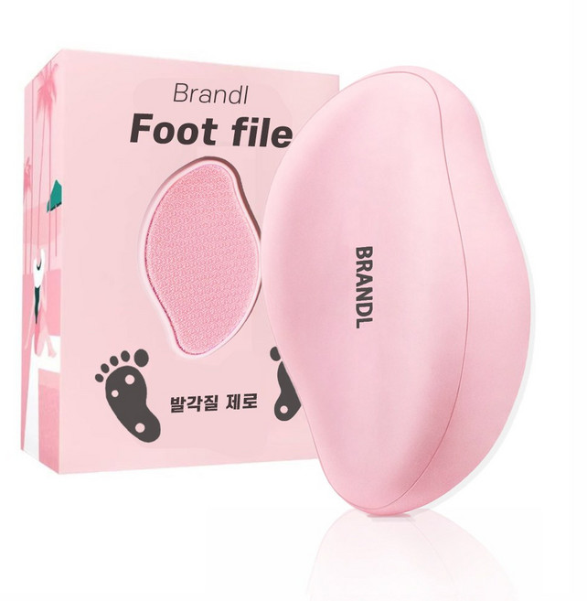 브랜드엘 스톤 발각질제거기 매트핑크 뒷꿈치 굳은살 풋파일, 75g, 1개, 1개입