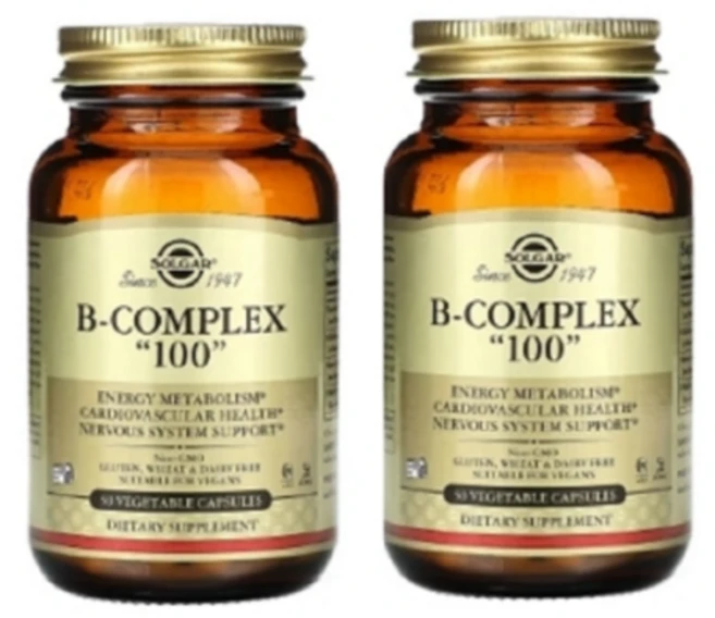 1+1 솔가 비타민 B 복합체 100mg 베지 캡슐 50정 - 쿠팡