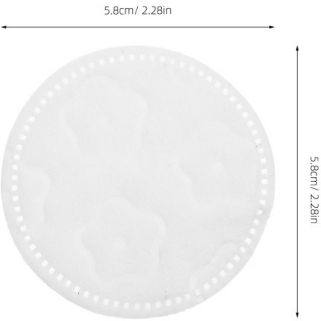 순면 메이크업 리무버 패드 얼굴용 부드러운 각질 제거 클렌징 딥 포어 유분 조절 데일리 사용