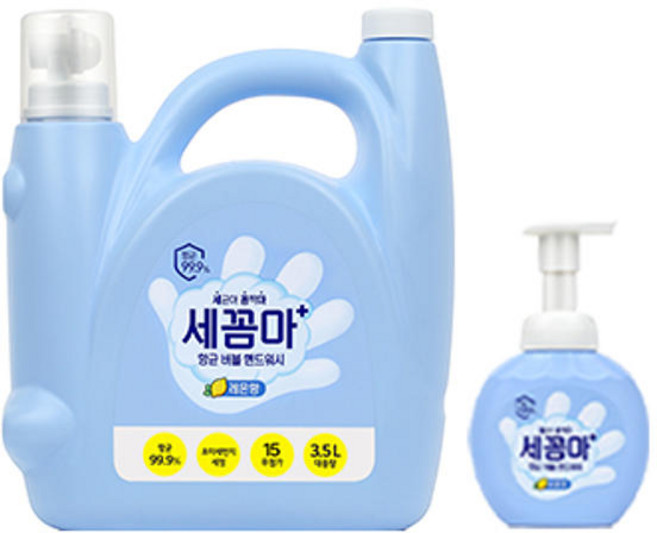 세균아꼼짝마 핸드워시 파우더향 3.5L 1 jh유통