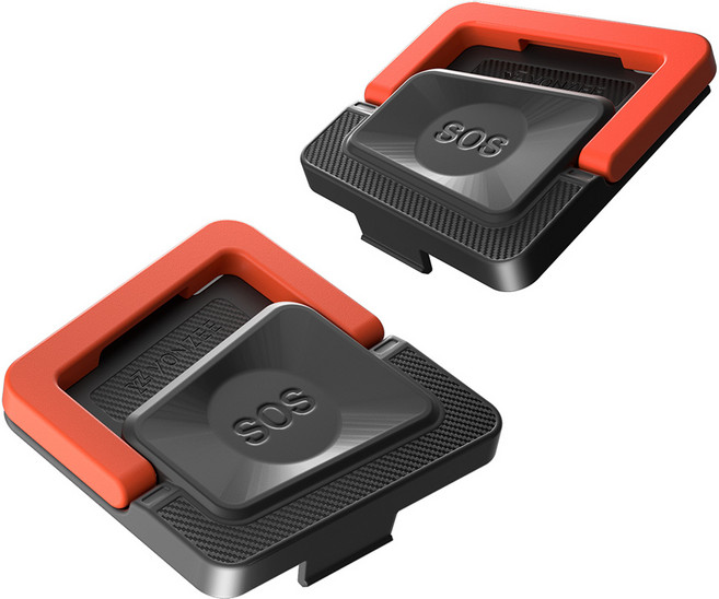 YZ 테슬라 문짝 비성 응급 탈출 사고방지 스트랩 포르 손잡이 스위치 차문 도어, 모델Y 주니퍼, 2개