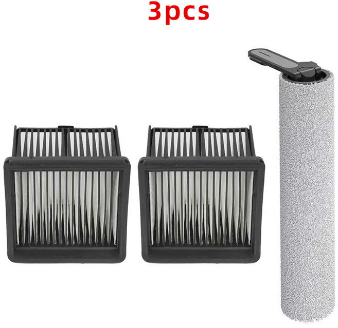 바닥 세척기 드럼 브러시 + HEPA 필터 dreame MOVA 2.0 pro K10 K10 pro 예비 부품 호환, 3개