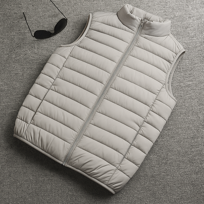 TIMEPURE 남성 경량 면 패딩 조끼 봄 가을 따뜻 슬림 다운 베스트 아우터 얇은 보온 조끼 빅사이즈 커버 간절기 필수 아이템