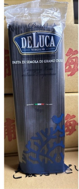 DELUCA 墨魚麵 義大利麵 500g, 1個