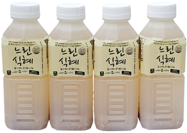 서정옥의 느린부엌 느린식혜, 500ml, 4개