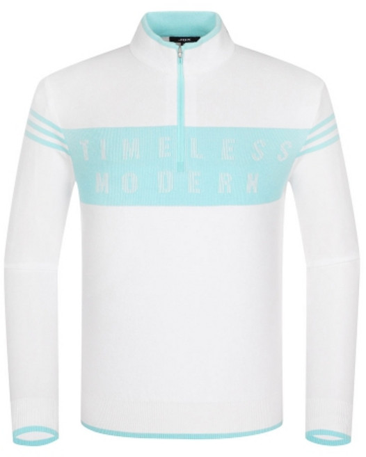 JDX 남성 슬로건 포인트 반집업 풀오버 X1SPW1333