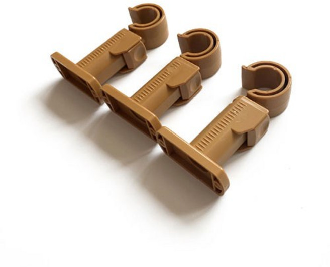 끌래망스 조절 브라켓 25mm, 우드, 1개