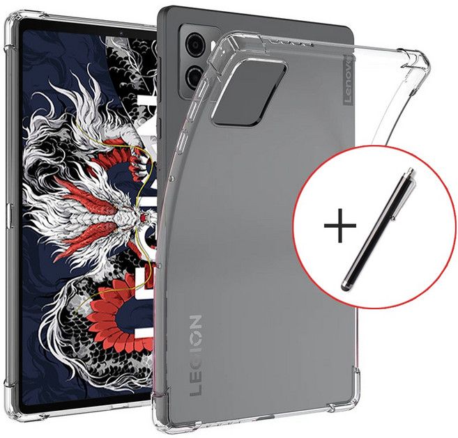 레노버 리전 Y700 3세대 케이스 투명 범퍼 젤리 2025 Legion, 리전 Y700 3rd, 범퍼케이스+터치펜증정, 1개