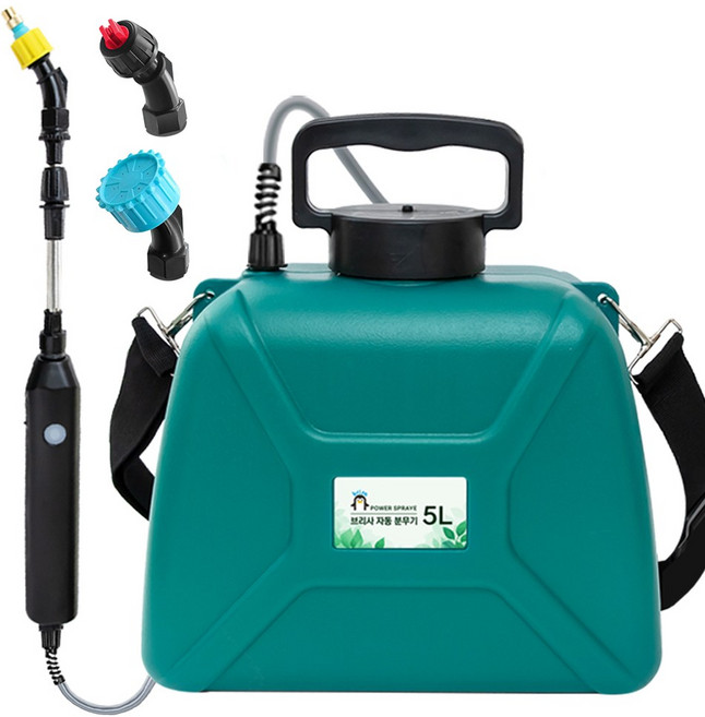 브리사 원터치 충전식 자동 전동 분무기, 그린, 1개