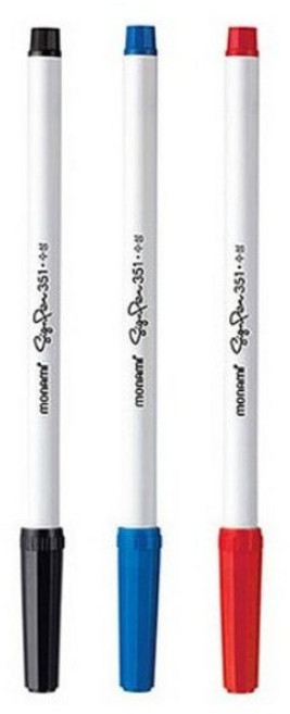 모나미 수성사인펜 351 24개, 모나미 수성사인펜 351 24개 (흑색)