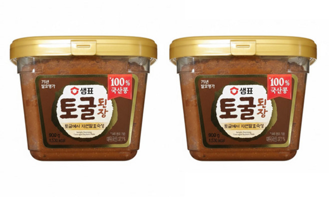 샘표 토굴된장, 900g, 2개