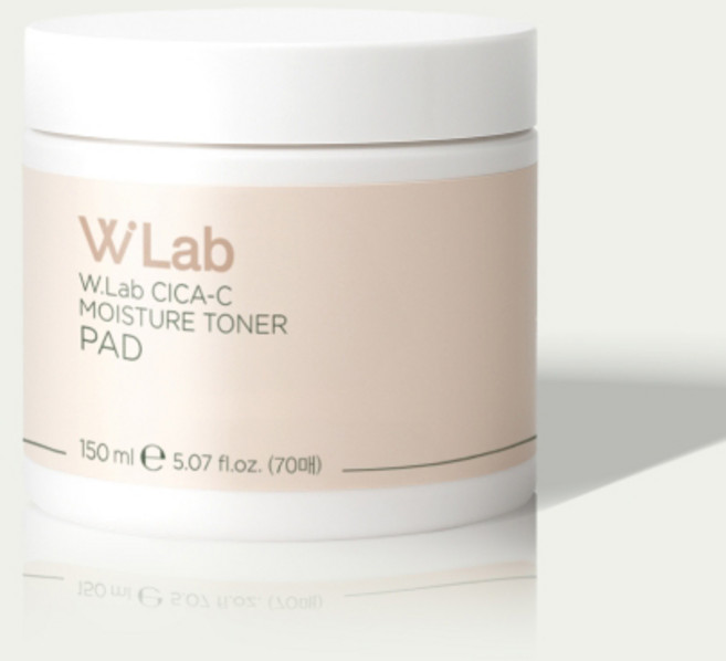W.Lab CICA-C MOISTURE TONER PAD 保濕霜膚棉片, 1個, 70片