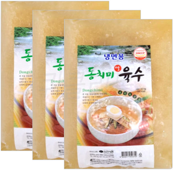 팔도맛쟁이 농민식품 벌크 동치미맛 육수, 4.5kg, 3개