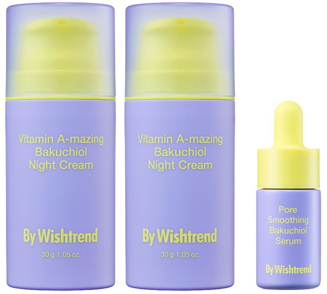 세럼 10ml 비타민 어메이징 바쿠치올 나이트 크림 30gx2개, 2개, 30g