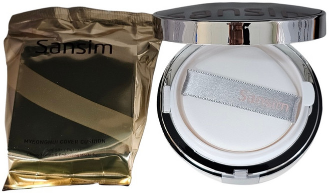 산심 명휘 커버 쿠션(본품20gx리필20g), 2호은은한색