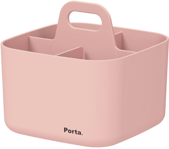 리템 포르타 비타 미니 정리함, 핑크, 1개