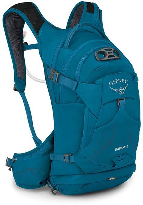 오스프리 Osprey Raven 14L 여성용 자전거 백팩 유압 저장소 포함 워터프론트 블루 385464, Waterfront Blue_14L, 1개