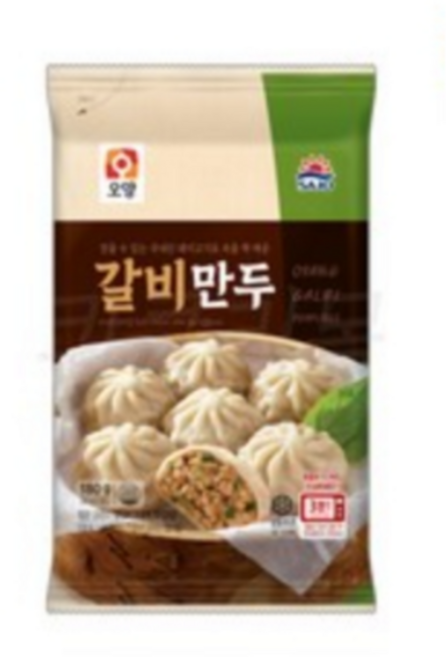 오양 갈비만두, 180g, 20개