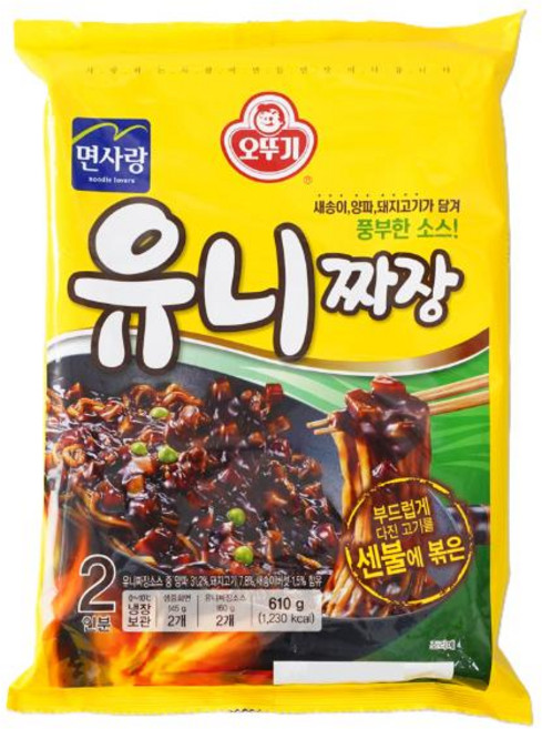 오뚜기 유니짜장(2인)_냉장 610g, 3개