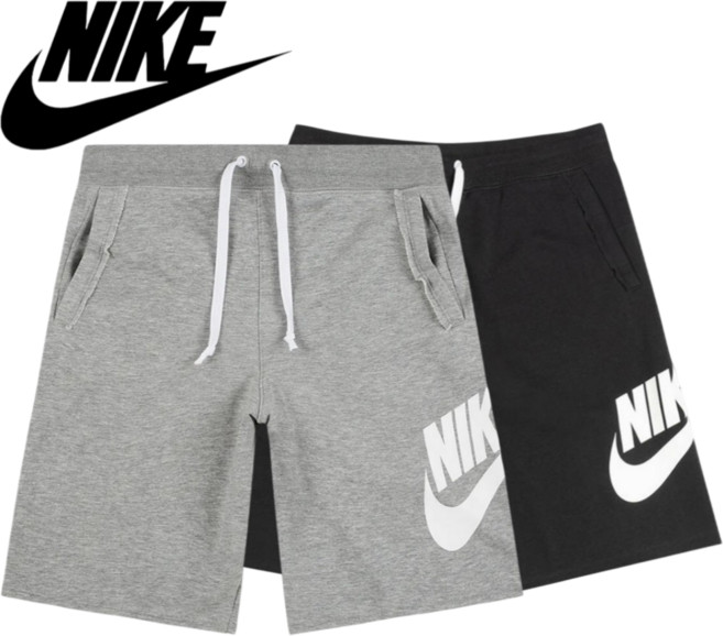 (200%정품) 나이키 남성 알룸니 숏팬츠 면 반바지 일상 마실 런닝 헬스 잠옷