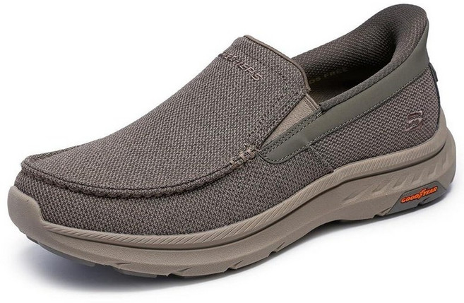 Skechers 남성용 Pollard-Wilfred 스니커즈 회갈색 7 와이드