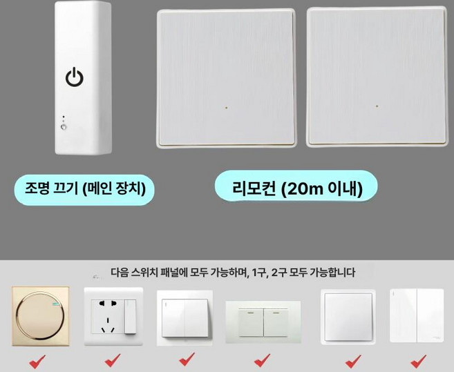 티피링크 ks200 kasa 전등 3팩 스위치 fi 스마트 wi 및 와이어 홈과 호환, 1개, 3. 화이트 리모컨 2개 슈퍼센서버전