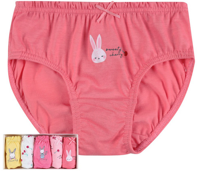 에코키즈 체리 여 유아 아동 팬티 5매 SS22607T