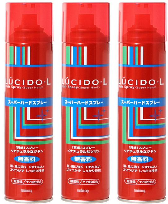 루시도엘 헤어스프레이 슈퍼하드, 293ml, 3개