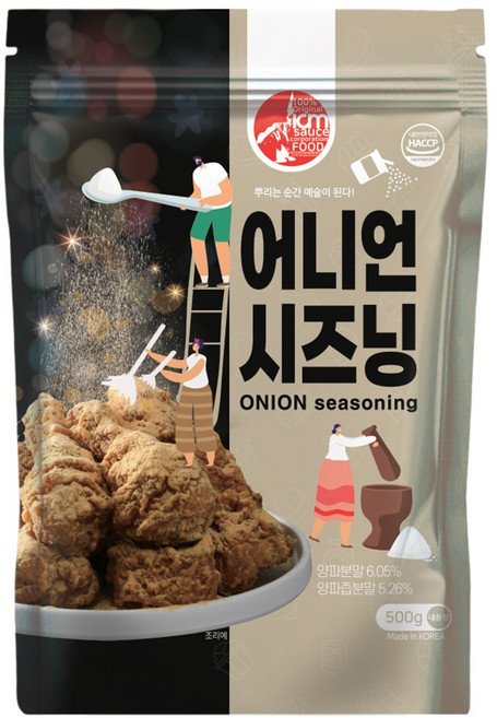 아이엠소스 어니언시즈닝 치킨 감자튀김 마법가루, 500g, 1개