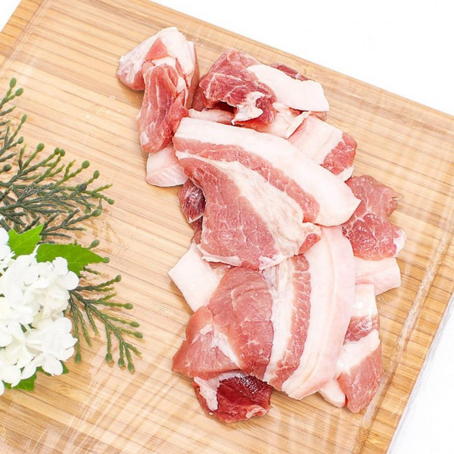 한돈 국내산 냉장 구이용 전지 돼지 고기 앞다리살 400g, 1개