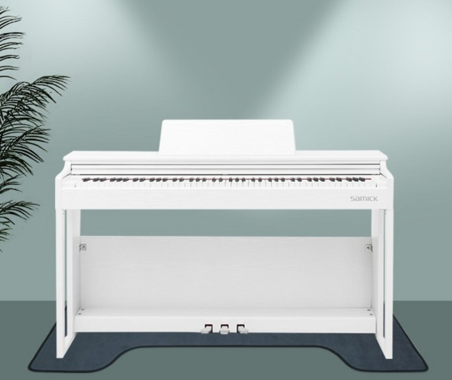 커브형 방음매트 디지털 피아노 방진매트 소음진동방지 미끄럼방지, 1개