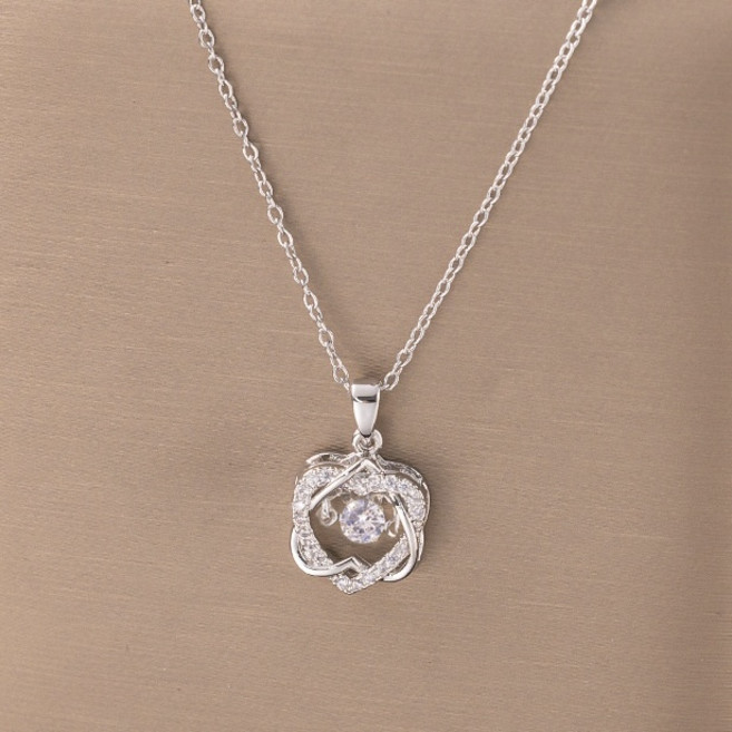 Ramlove 18K 별혜연심 더블 하트 데이트 생일 기념 선물 여성 패션 도금 목걸이 HAR-Aura-2