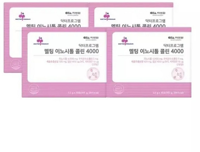 굿바이25차바이오 닥터프로그램 멜팅 이노시톨 콜린 4000 30포 X 4박스