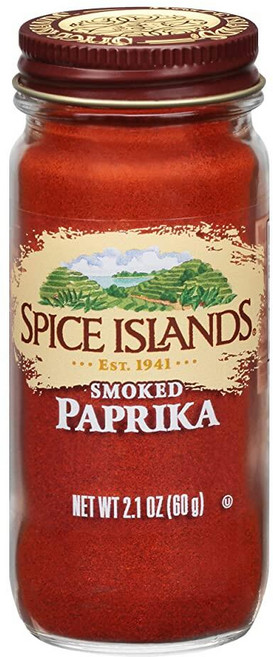 Spice Islands 훈제 파프리카 59.5g(2.1온스), Spice Islands 훈제 파프리카, 59.5g(2, 60g, 1개