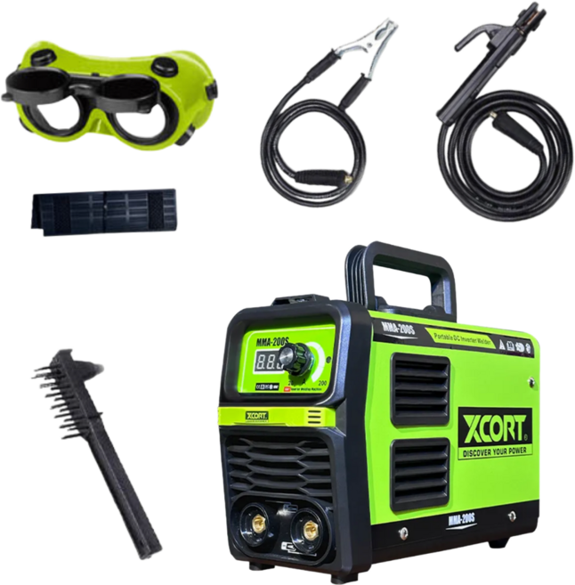 엑스코트 용접기 홀더 어스 풀세트 5kW 휴대용 MMA-200S