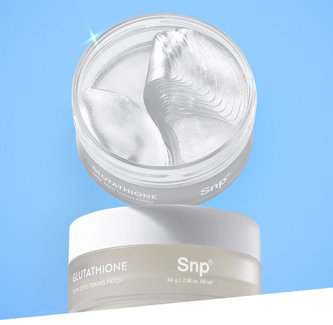 SNP Snp 글루타치온 미백 다크 제로 토닝 잡티 패치 아이패치 60매 1개, 1개입