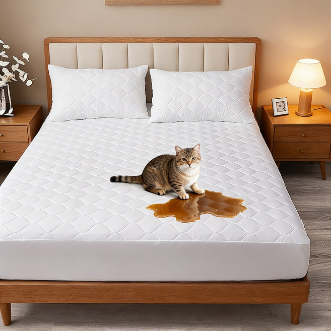 Unique Haven 매트리스커버 방수 침대커버 더블침대시트 프로텍트