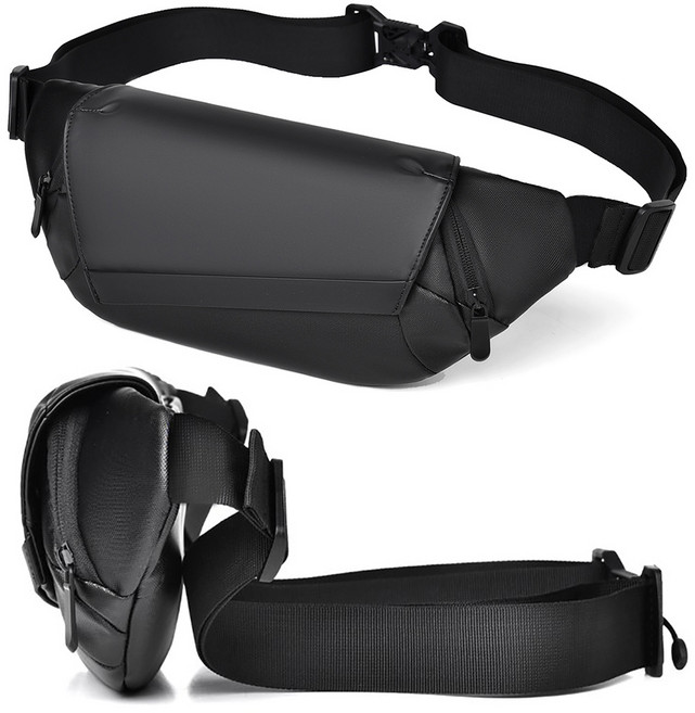 나인벨로 슬림핏 남성 슬링백 방수 남자 힙색