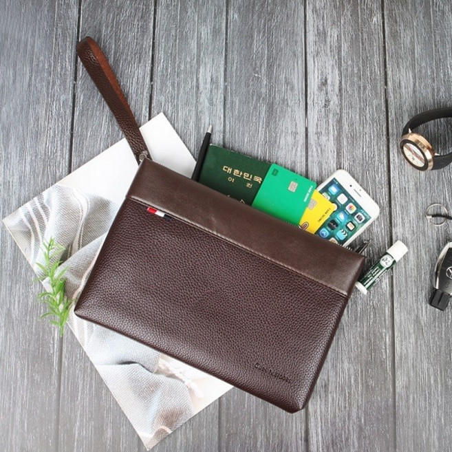 댄디 클러치백(소) 간단수납 아웃핏 스트랩 손가방 클러치백 손가방 남성가방 남성손가방 남자클러치백