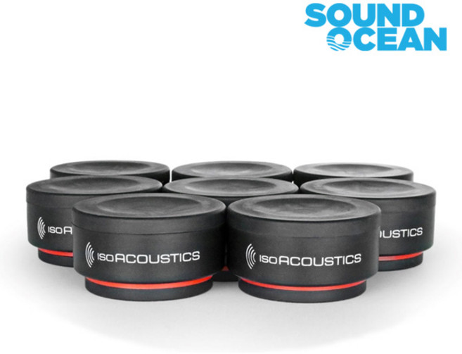 아이소어쿠스틱 스피커 스탠드, ISO-PUCK mini (8개입 개당2.75kg허용), 블랙