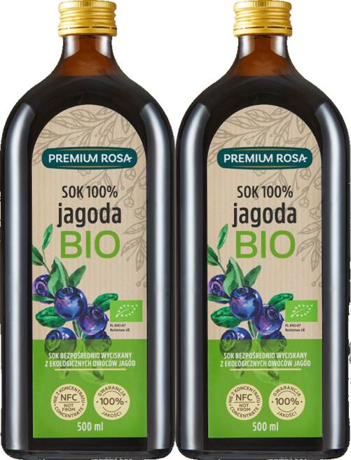 프리미엄로사 빌베리 원액 2병, 1개, 500ml