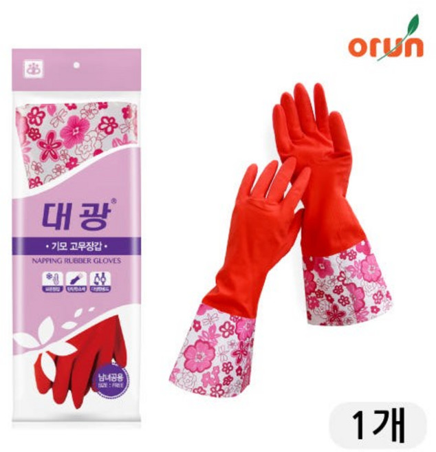대광 기모 고무장갑 (Free size), 10개