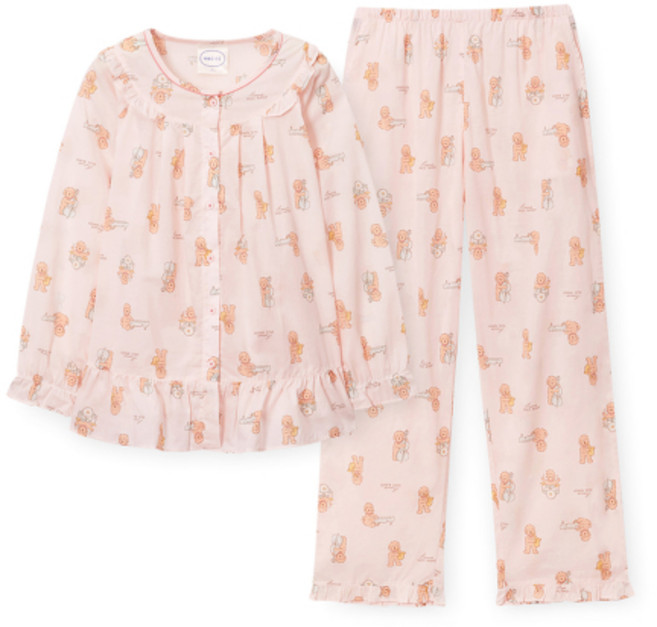 ORCITE 여성 G101 루이재즈밴드 긴소매 파자마 세트 165417