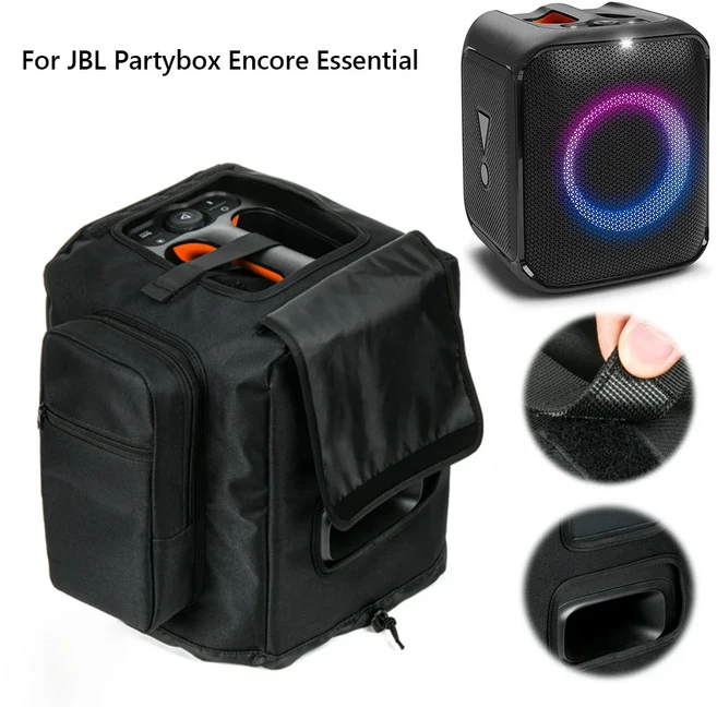 JBL 호환 호환 Partybox Encore Essential 2 패딩 처리된 스피커 보호 커버 충격 방지 양면, 01 for Essential