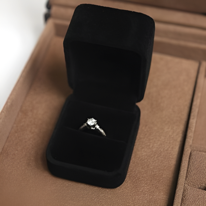 프리미엄 고급 벨벳 반지 링 케이스 상자 반지함 [Velvet 돌반지 프로포즈 웨딩 귀걸이 포장 밸벳 스웨이드 결혼 예물 주얼리 보관함 선물상자 박스 쥬얼리 악세사리 함]