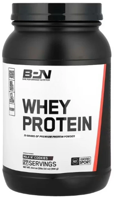 베어 퍼포먼스 뉴트리션 BPN 웨이 프로틴 유청 단백질 밀크 N 쿠키 980g (2lb), 1개 - 쿠팡