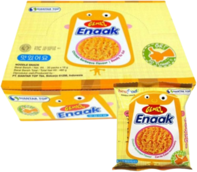 UnKnown 에낙 라면 과자, 16g, 30개