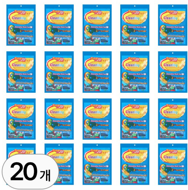 대용량 깔끔 청소 젤리 클리너 세트 다용도 틈새 먼지 제거 퍼펙트 젤 키보드 자동차 실내 다목적 청소젤 도구 젤클리너 끈끈이 먼지제거젤 클린 용품, R99850L(70g 20개입, 1세트